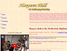 Tablet Screenshot of harpershall.com